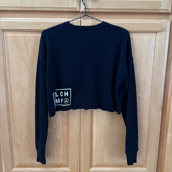 Alchemy Cropped Black Sweatshirt - Picture 5 of 6